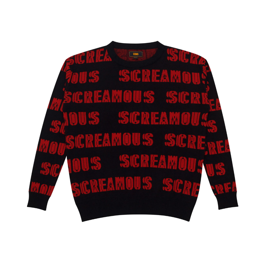Screamous Sweater Pria Crewneck Knitwear RALPH BLACK
