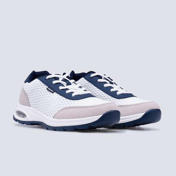 Greenlight Sepatu Sneakers Pria Lifestyle Shoes Casual Putih Biru 180423