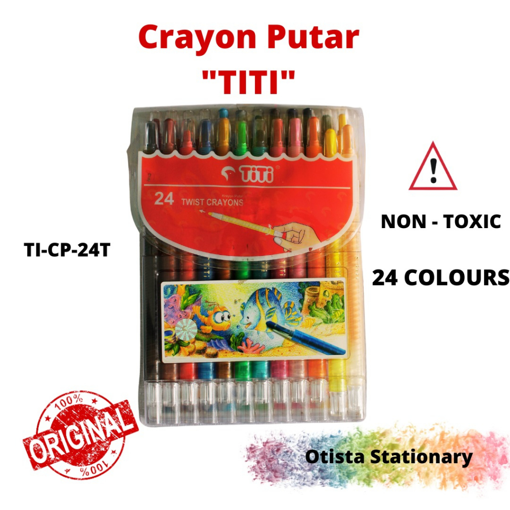 

Crayon Putar Titi 24 warna/Crayon putar TI-CP-24T
