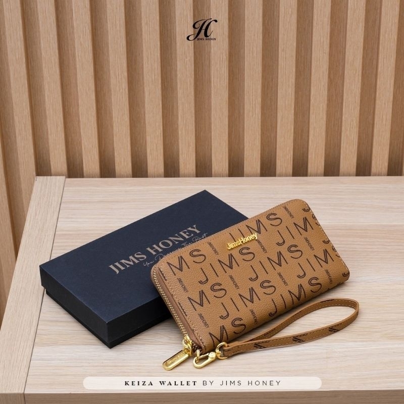 JIMS HONEY KEIZA Wallet Dompet Kartu Panjang Wanita Free Exclusive Box