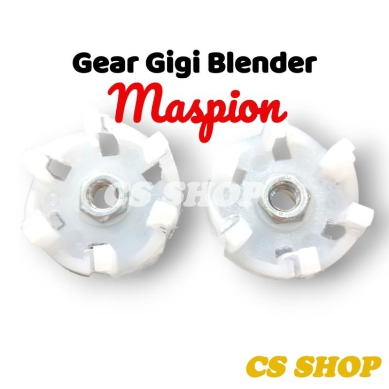 KONEKTOR BLENDER+GEAR GIGI MOUNTING BLENDER MASPION BODY KECIL/KONEKTOR+GEAR KOP BLENDER MASPION BODI KECIL