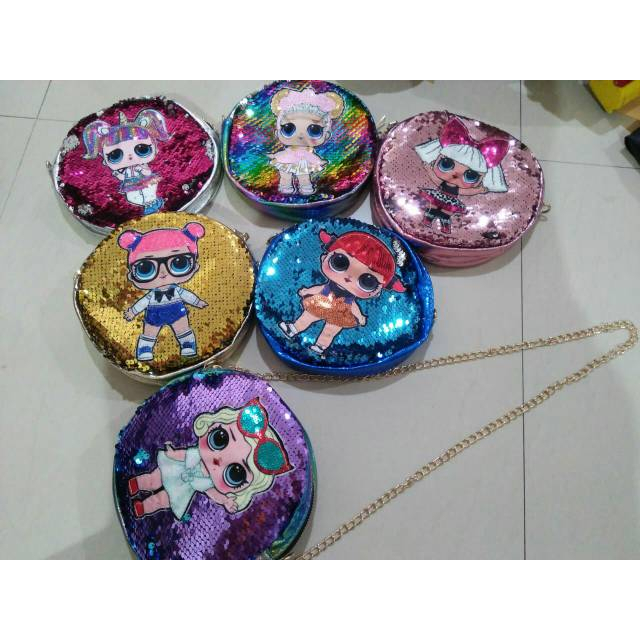 Tas Selempang Anak Perempuan LOL Surprise . Sling Bag Karakter