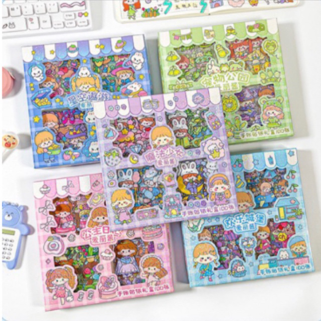 

PER LEMBAR / ECER STICKER MOMO ANNE RAINBOW ANTI AIR
