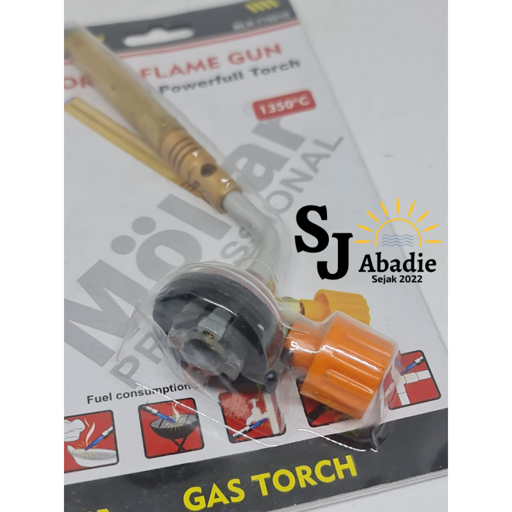 (1 PCS) Gas Torch Korek Api Pemantik Api Flame Gun Las MOLLAR MLRT 7001D | SJ ABADIE |