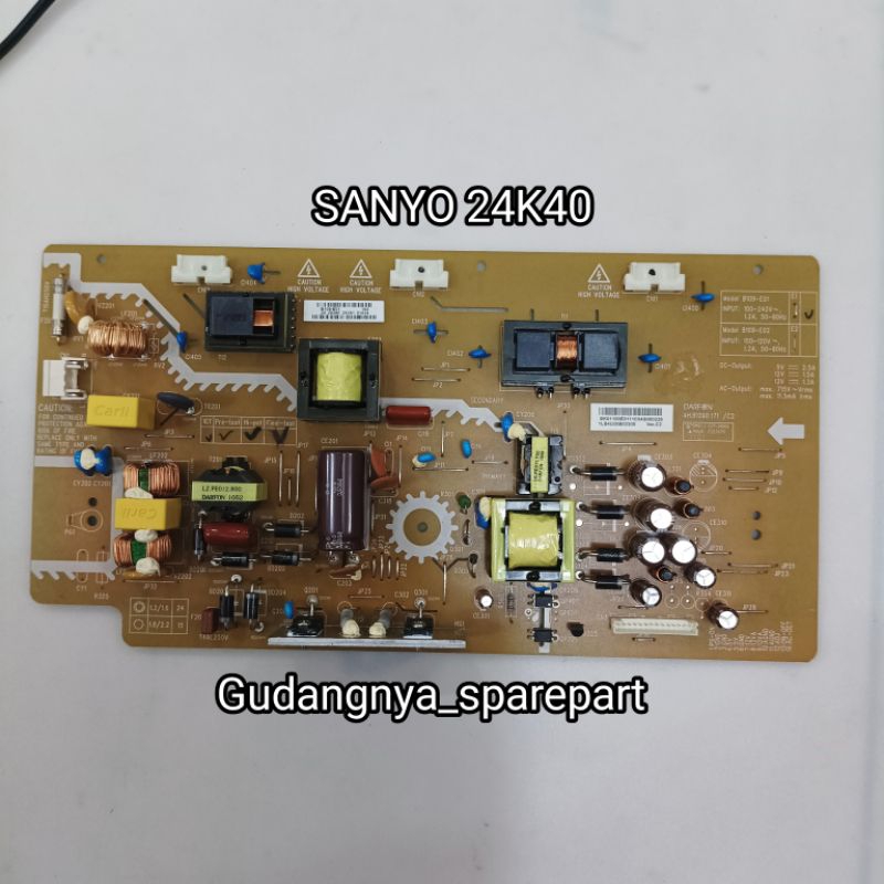 PSU TV SANYO 24K40 REGULATOR POWER SUPPLY POWER SUPLAY LCD SANYO
