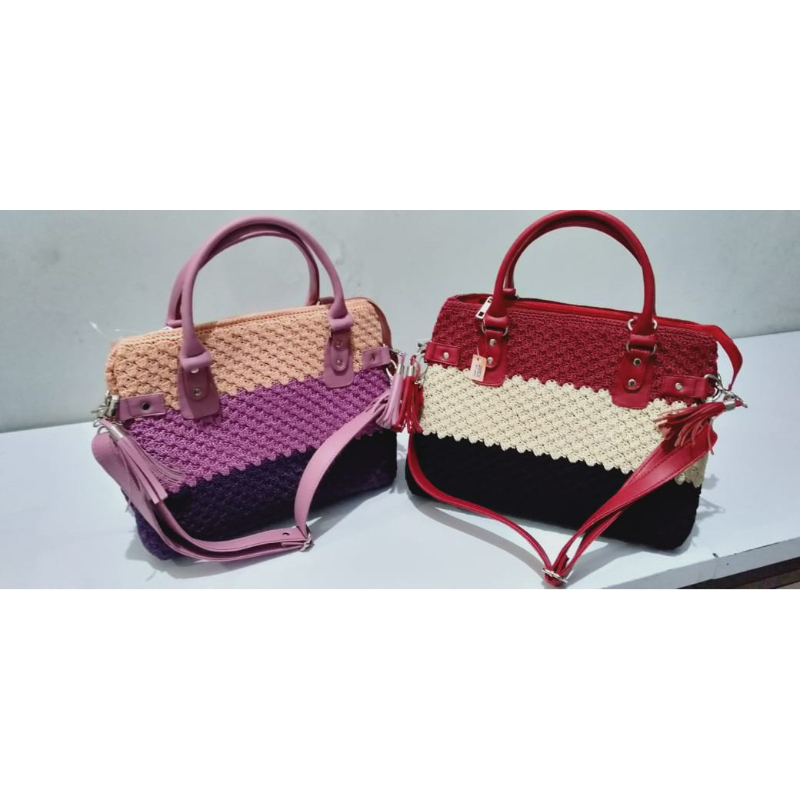 Tas bahan benang rajut