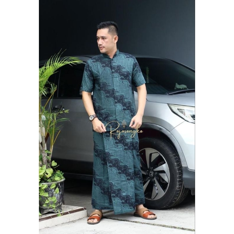 BATIK SET SARUNG PANJANG PENDEK KOKO FULL FURING BAHAN KATUN