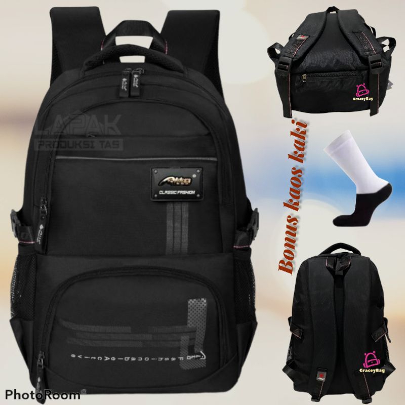 Tas ransel pria anak /dewasa bahan tebal halus original Alto