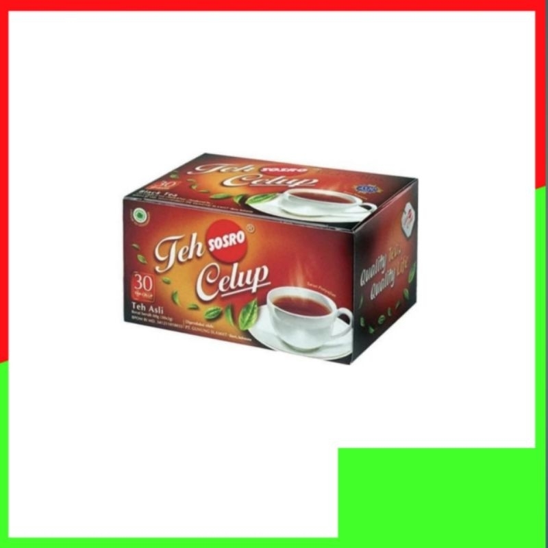 

Teh Sosro Celup isi 30