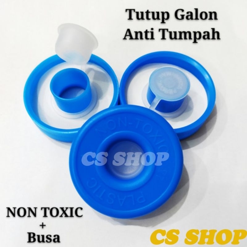 TUTUP GALON CAP NON+TOXIC+BUSA/PENUTUP GALON DISPANSER ANTI TUMPAH NON TOXIC