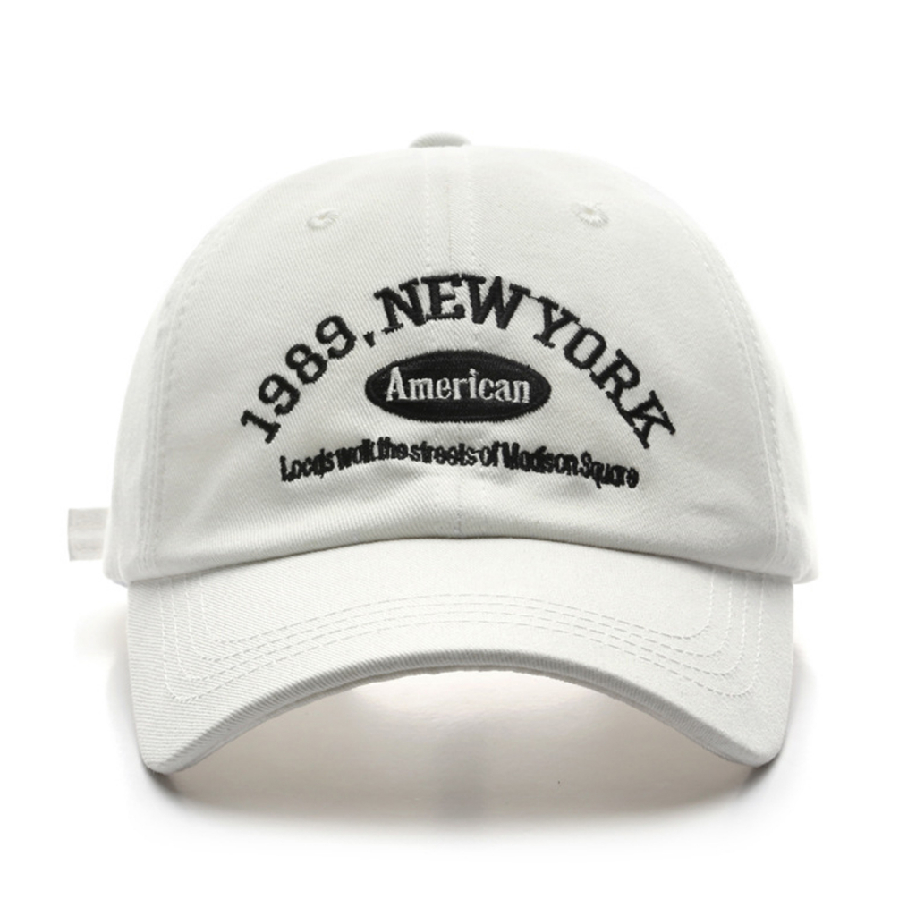 Topi Baseball 1989 New York American Import Premium Quality Casual Sporty Distro Vintage Style Olahraga Pria Wanita