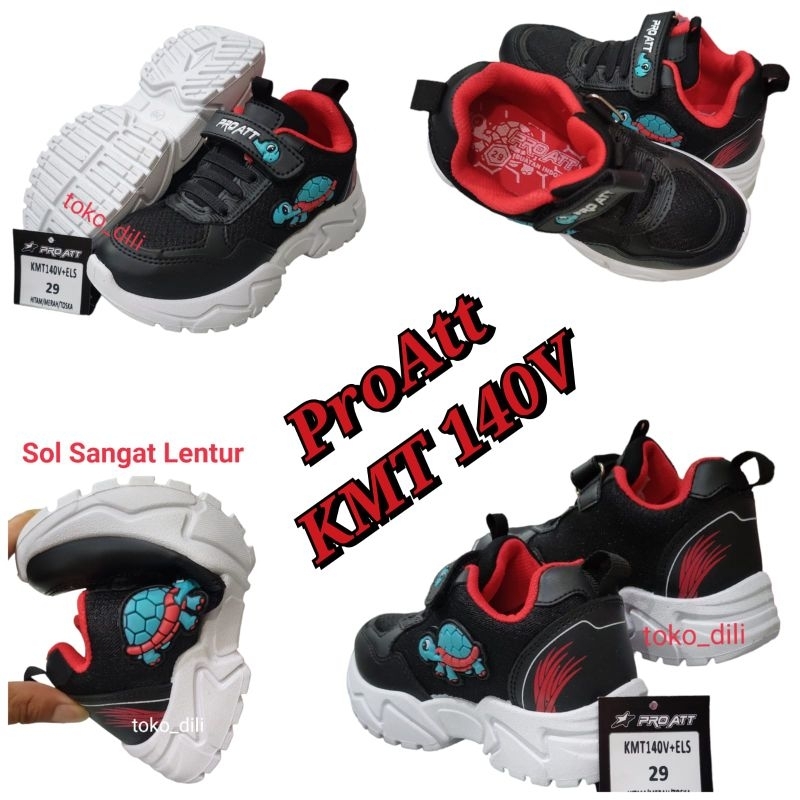 sepatu PROATT KMT140v/kdi DINOSAURUS anak ORIGINAL size: 28/33