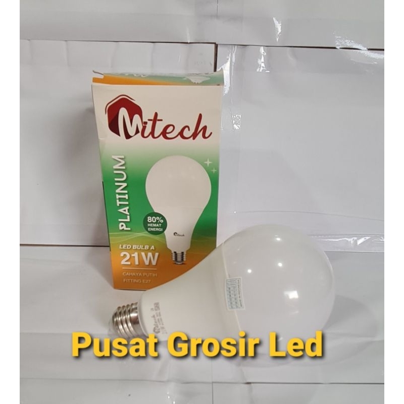 Lampu Led Mitech 21W 21 Watt SNI bergaransi 1 Tahun