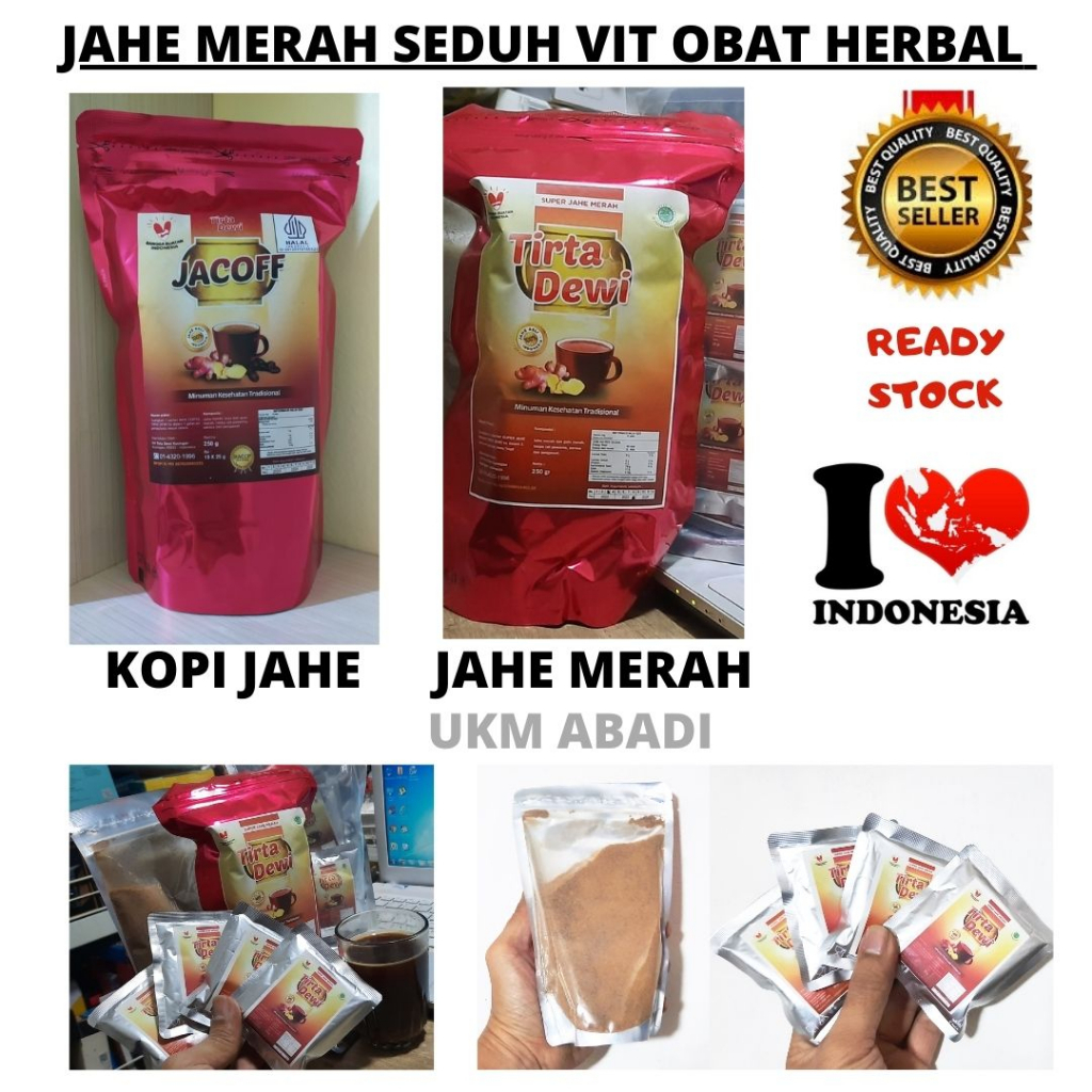 Guntur Tirta Dewi Super Jahe Merah Vitamin Obat Tradisional Herbal Seduh 145