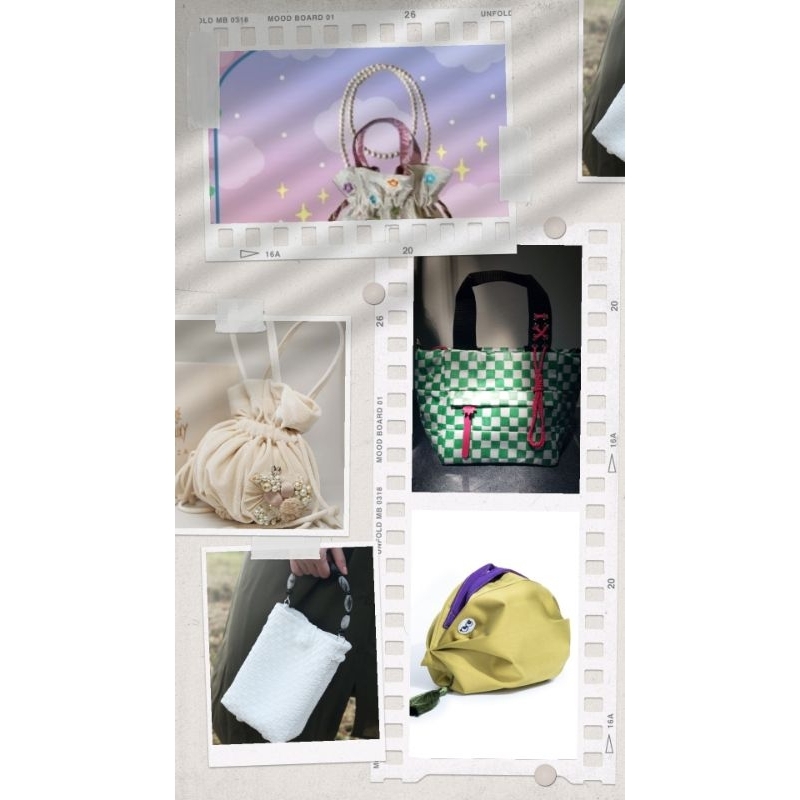 Local bag by Rajoet Indonesia (eve bag), Antidote (geist bag), Boo Stoodio (Moon River), Water Plane