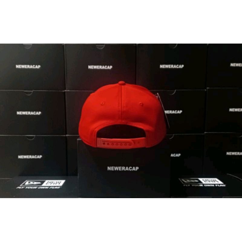 NY Hitam / Bahan Merah / 9Forty A Frame / topi premium