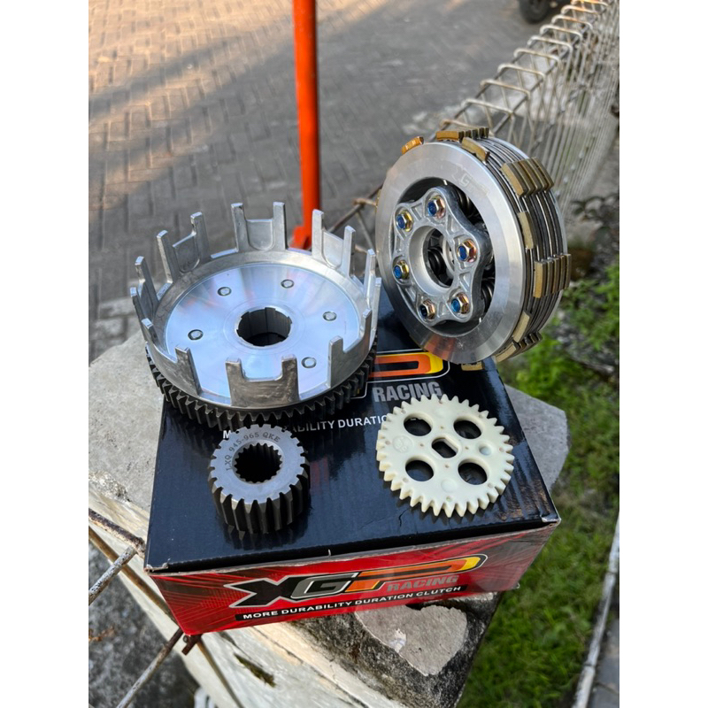 draf gear gir ronsel primer sekunder tiger 22 68 set XGP / rumah kopling per 6 pnp cb gl mp tiger XG