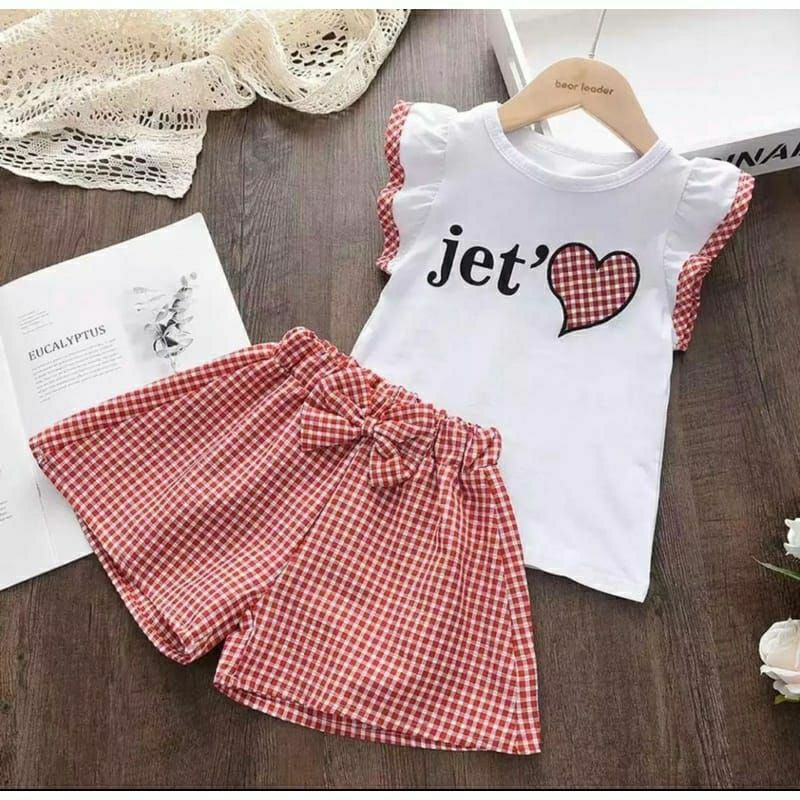 DRES ANAK SETELAN ANAK PEREMPUAN BAJU ANAK PEREMPUAN 1-5 TAHUN SETELAN ATASAN DAN BAWAHAN HARGA GROSIR