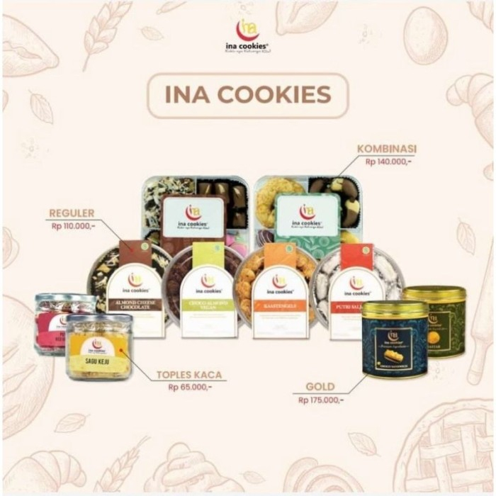 

Ina cookies gold premium