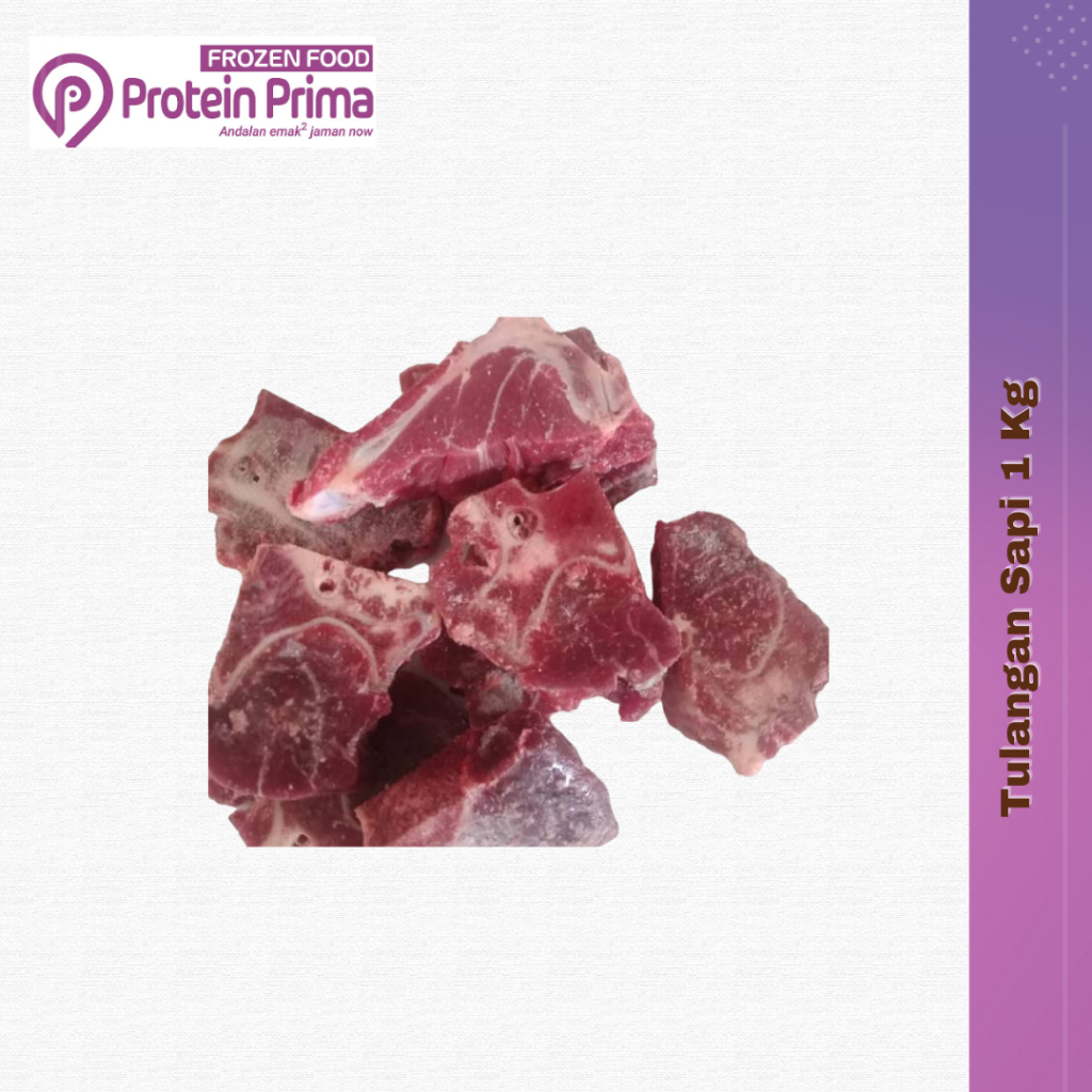 

Tulang Iga Leher Sapi Neckbone 1 Kg, Halal / Tulangan Sapi Frozen Import Australia Premium