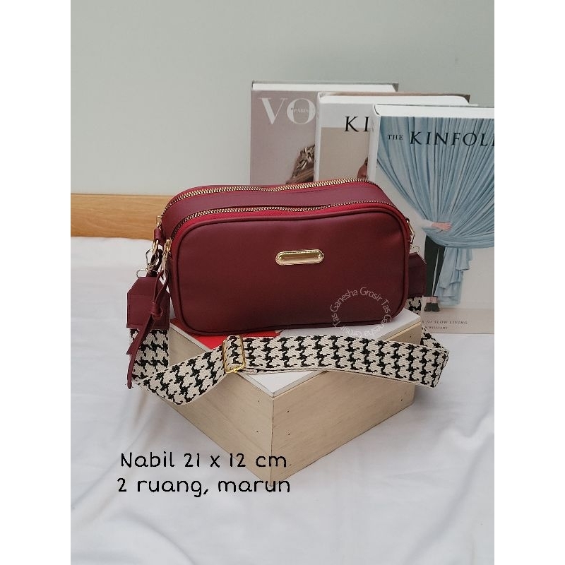 Nabil Slingbag 2 Ruang Tas Selempang Wanita