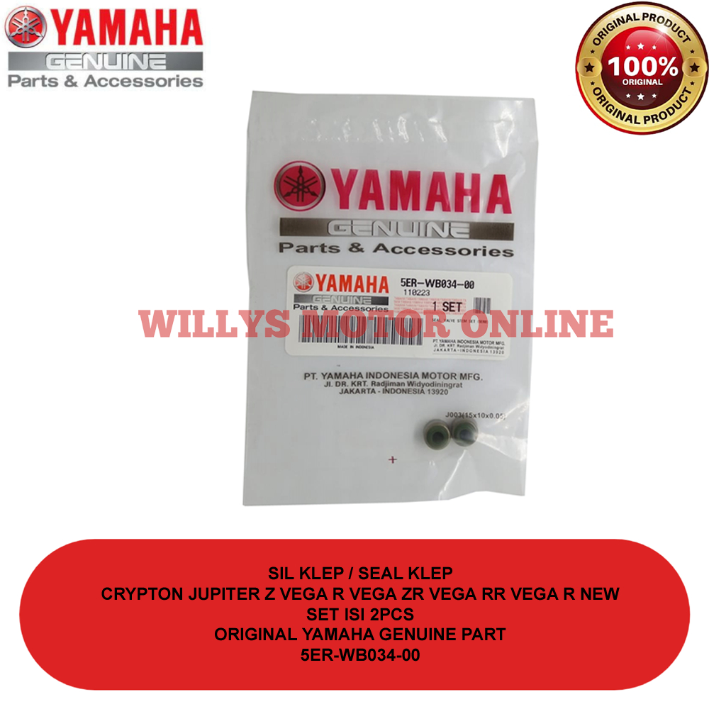 Sil Klep Crypton Jupiter Z New SET Original Yamaha 5ER-WB034-00  / Seal Klep Jupiter Z Original