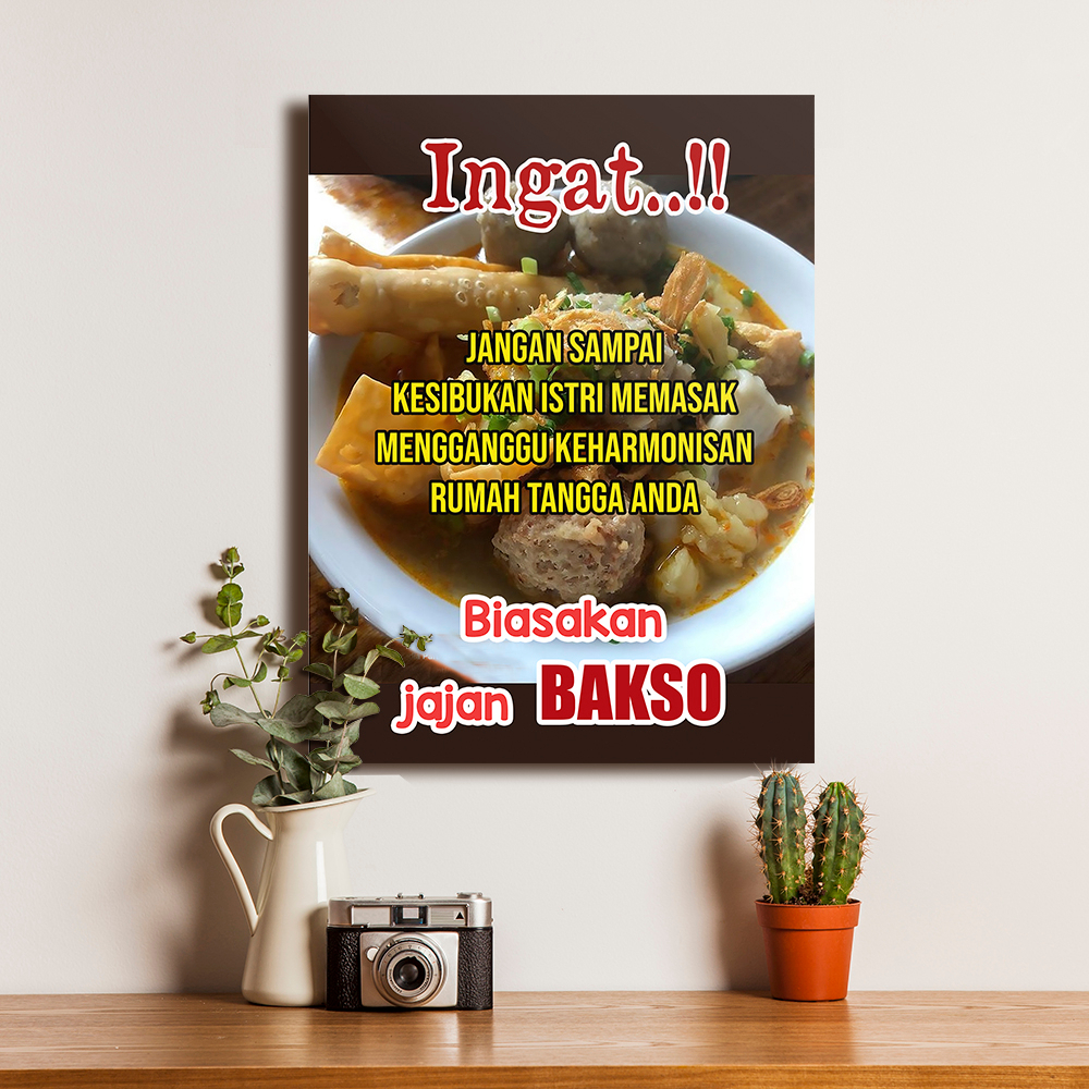 Poster Lucu Kocak Ingat Jangan Sampai Kesibukan Istri Memasak Mengganggu Keharmonisan Rumah tangga A