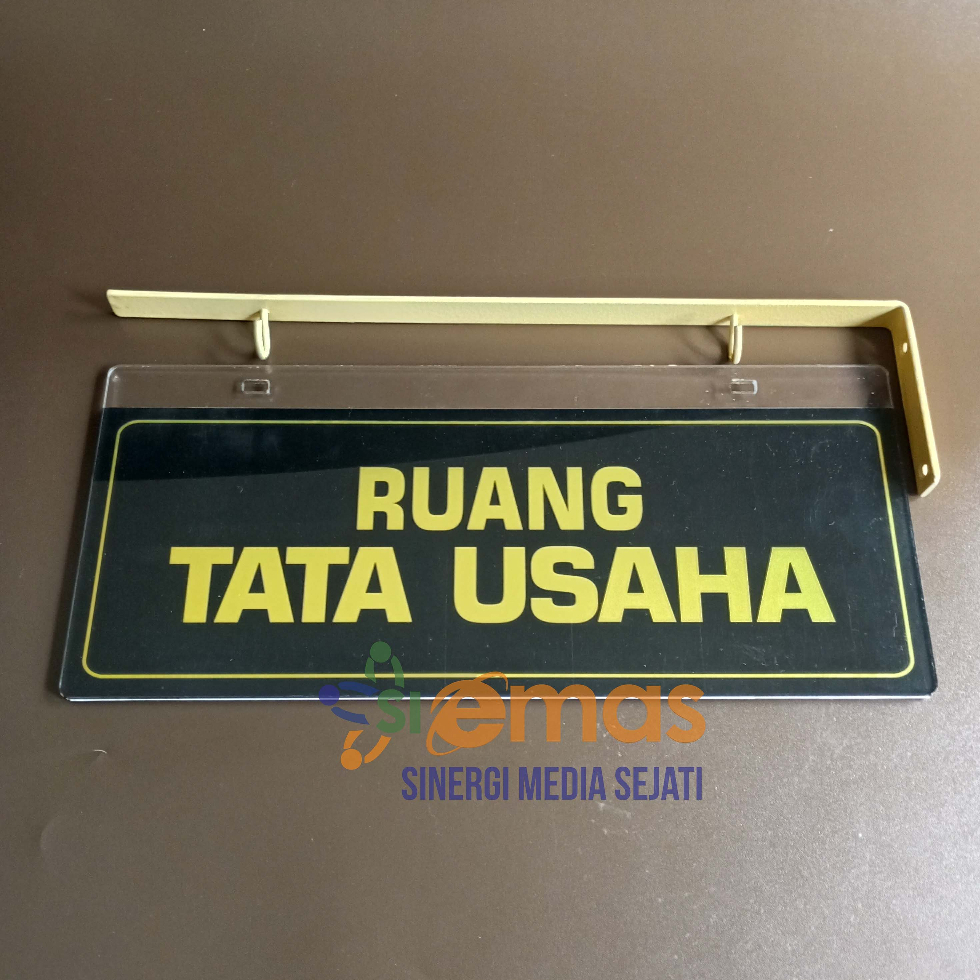 

Papan Akrilik Tanda Ruang Tata Usaha | Akrilik Gantung Ruang TU | Akrilik Gantung Nama Ruang
