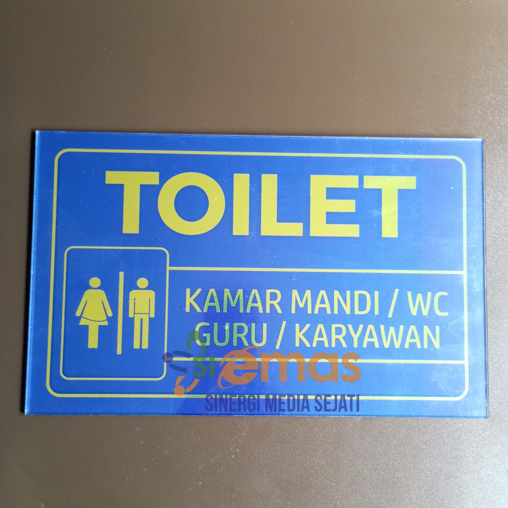 

Papan Akrilik Toilet Guru Karyawan | Akrilik Toilet Khusus Guru Karyawan | Akrilik Kamar Mandi WC