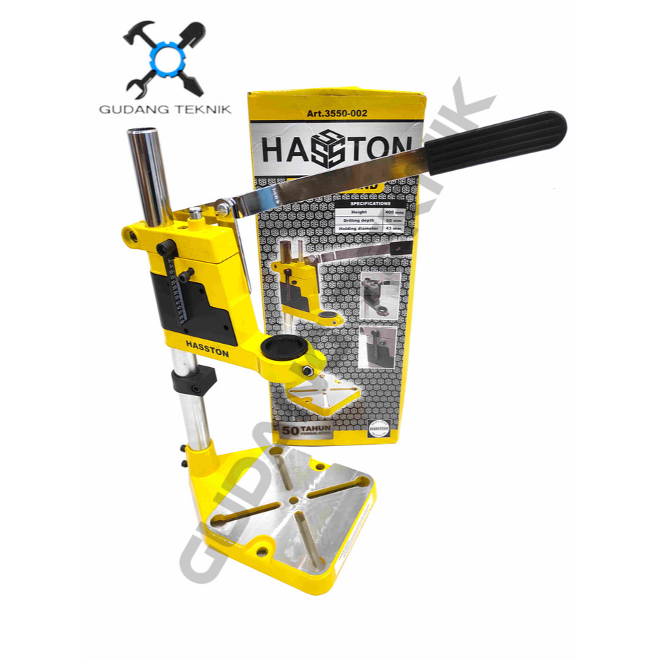 Stand Drill Mesin Bor Tangan Listrik 3550-002 HASSTON PROHEX / Dudukan Pegangan Bor Tangan 3550 002 HASSTON