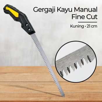 Gergaji Tangan Manual Kayu Pipa PVC Serbaguna Woodworking Fine Cut 21cm / Geraji Gergaji Pemotong Kayu Dahan Ranting Pohon Tinggi Pipa PVC Plastik Paralon Triplek Serbaguna Super Tajam Anti Slip Kuat Berkualitas Murah Alat Pertukangan Kayu Multifungsi