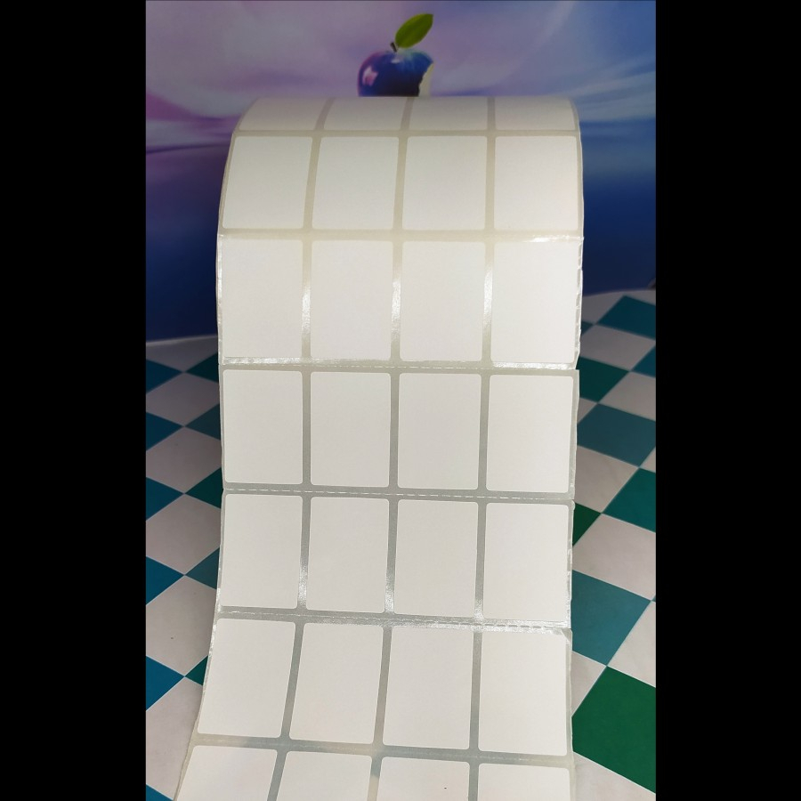 

Label Barcode Yupo 21 x 30 mm isi 5000Pcs Synthetic 21x30 mm Anti Air