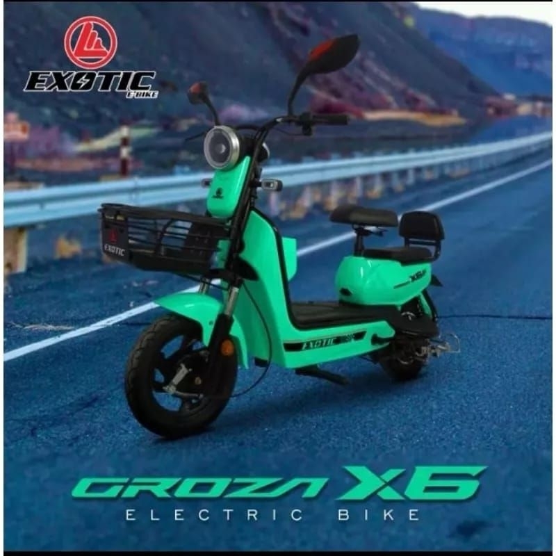 Sepeda Listrik Exotic Groza X6 500W Berkualitas / Electric Bike Exotic Groza X6