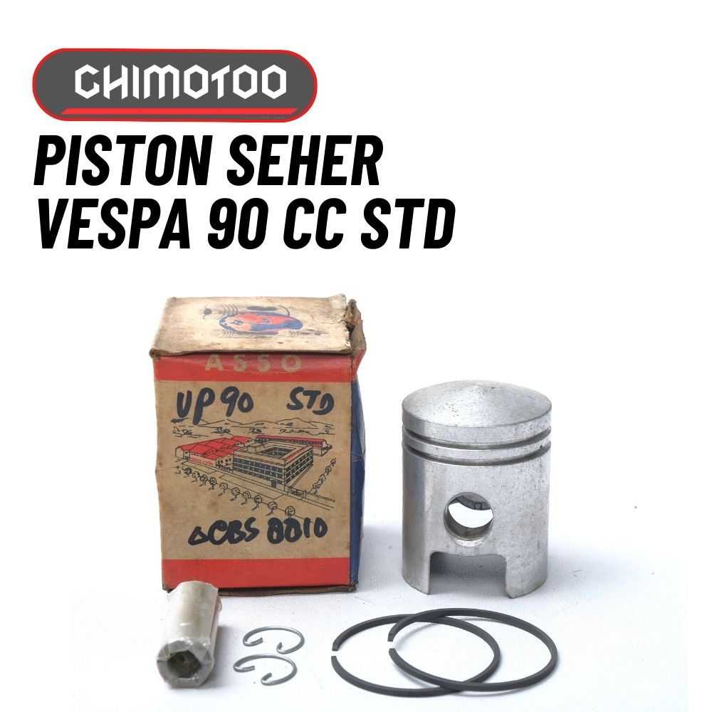 Piston Seher Ring Vespa 90 Cc Ukuran Std New Old Stock