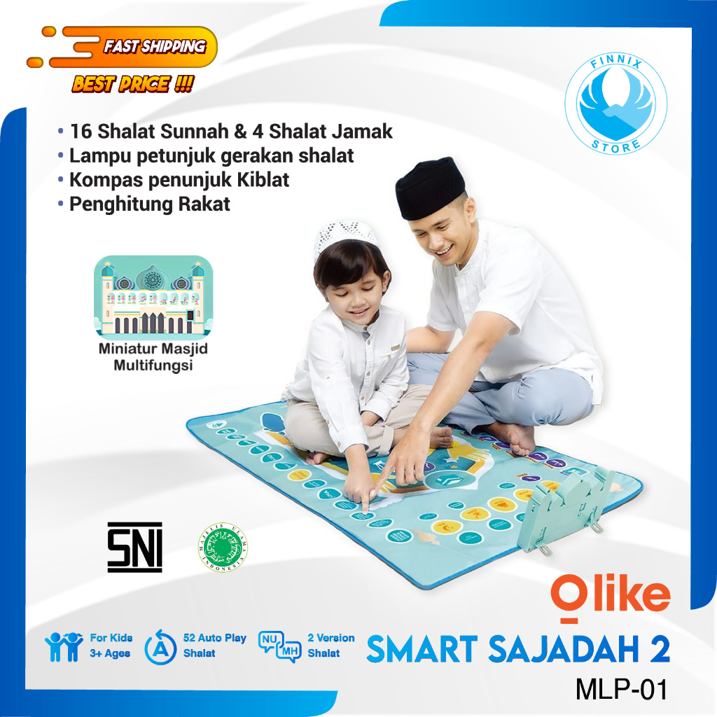 OLIKE Smart Sajadah 2 - Sajadah Anak - Garansi Resmi