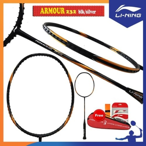 RAKET BADMINTON LINING ARMOUR 232 252 373 ORIGINAL 100%