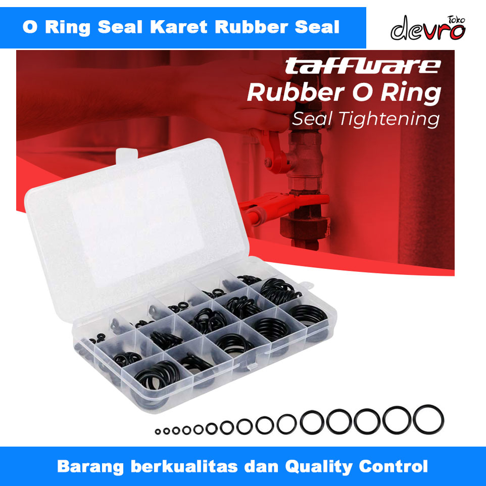 O Ring Seal Karet Rubber ORING Seal Gasket 225pcs - Taffware E436