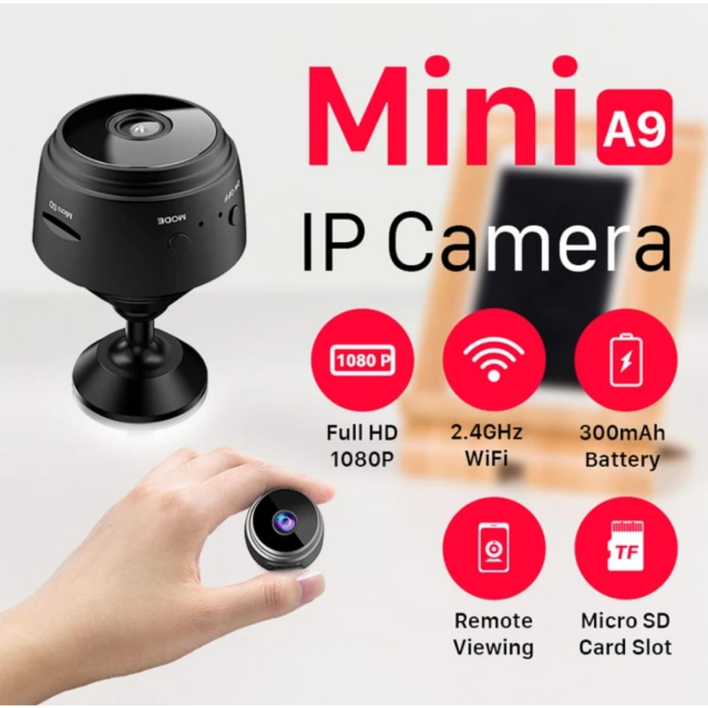 A9 Camera HD IOT Mini Kamera Nirkabel