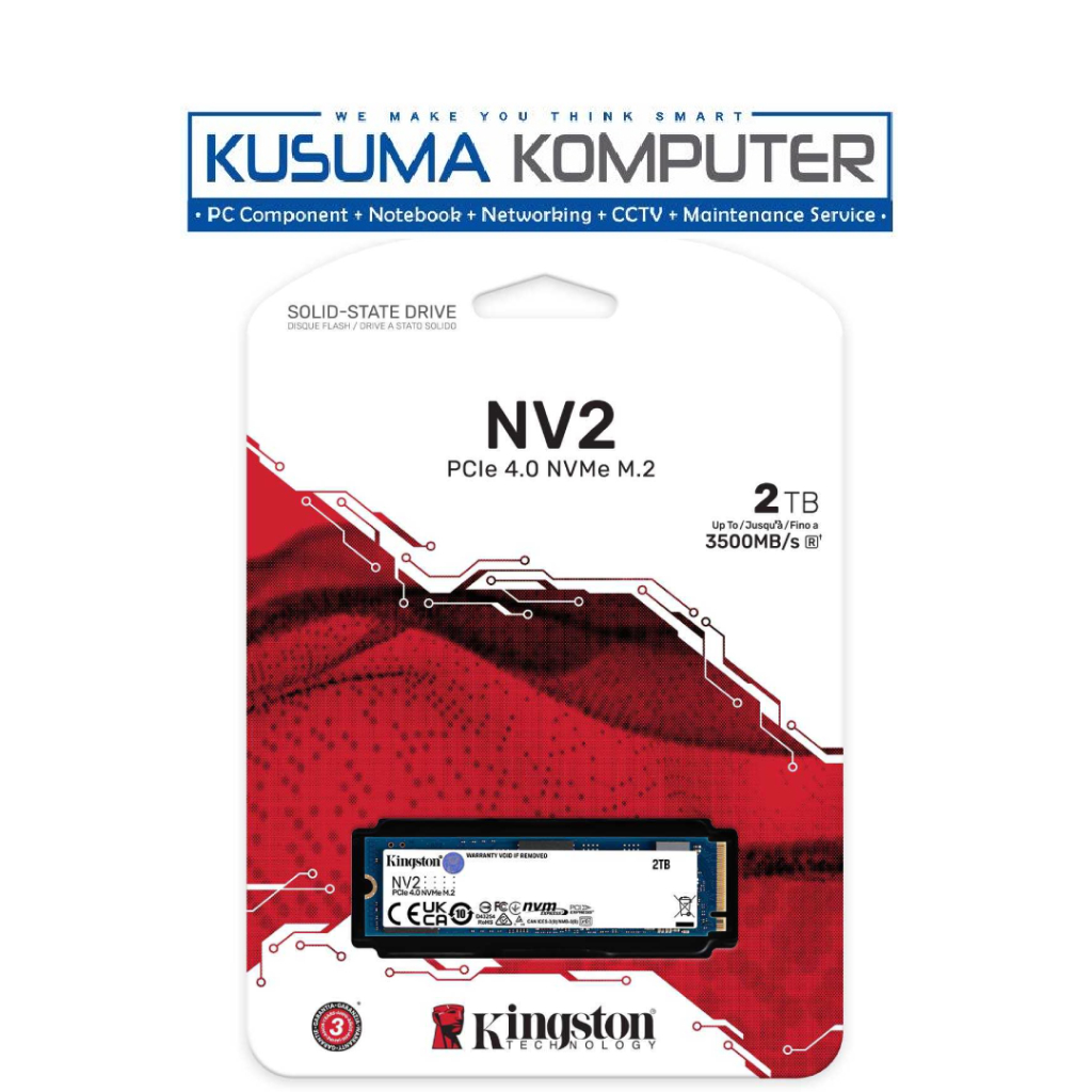 Kingston NV2 SSD M.2 NVMe 2TB Gen4 PCIe 4.0