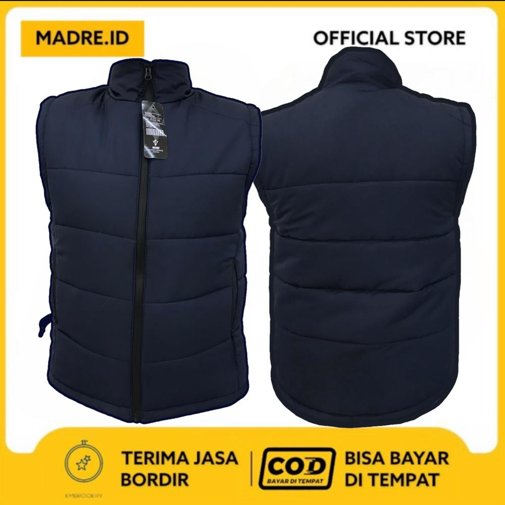 Jaket rompi parasut tebal murah ada saku dalam