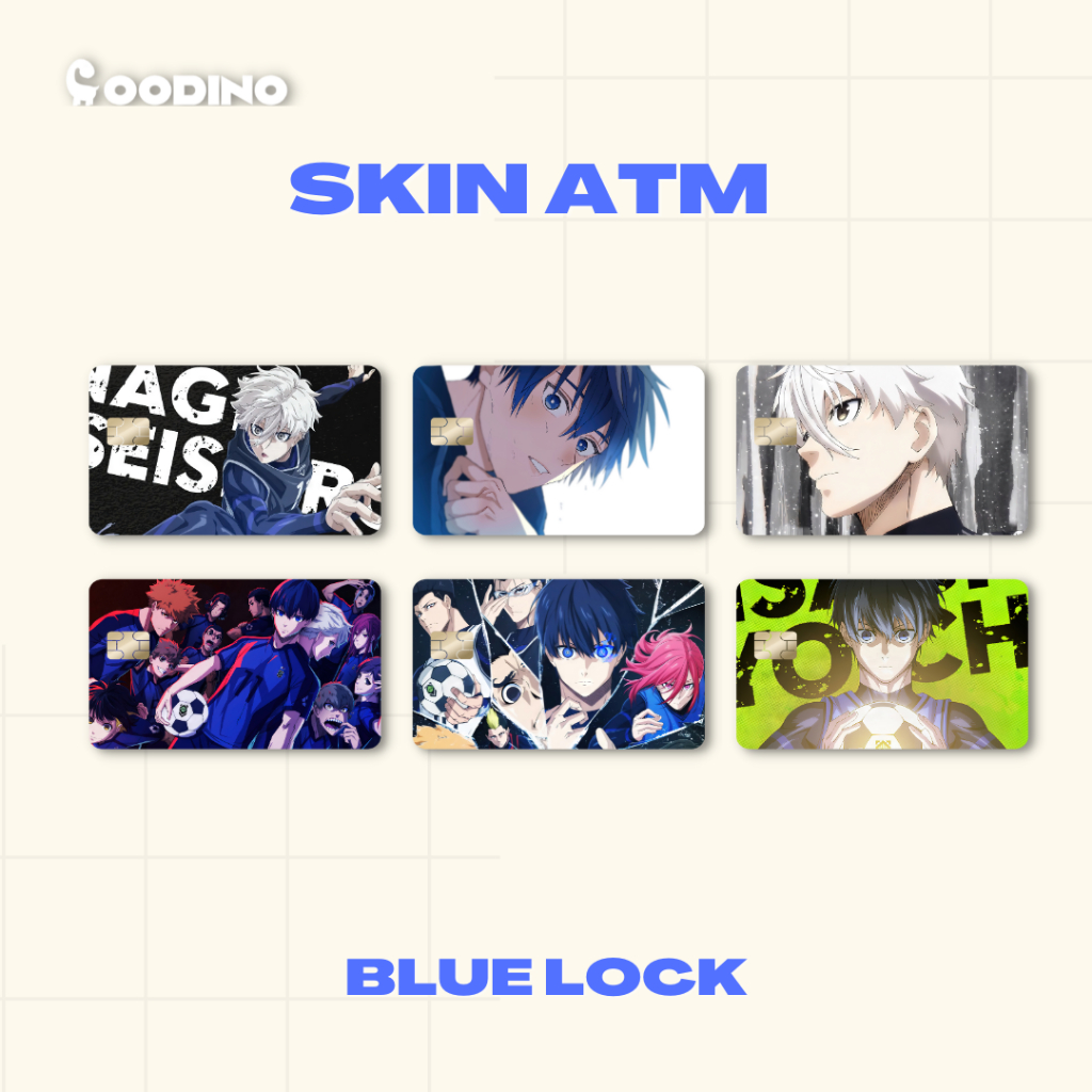 SKIN CARD ATM ANIME BLUE LOCK