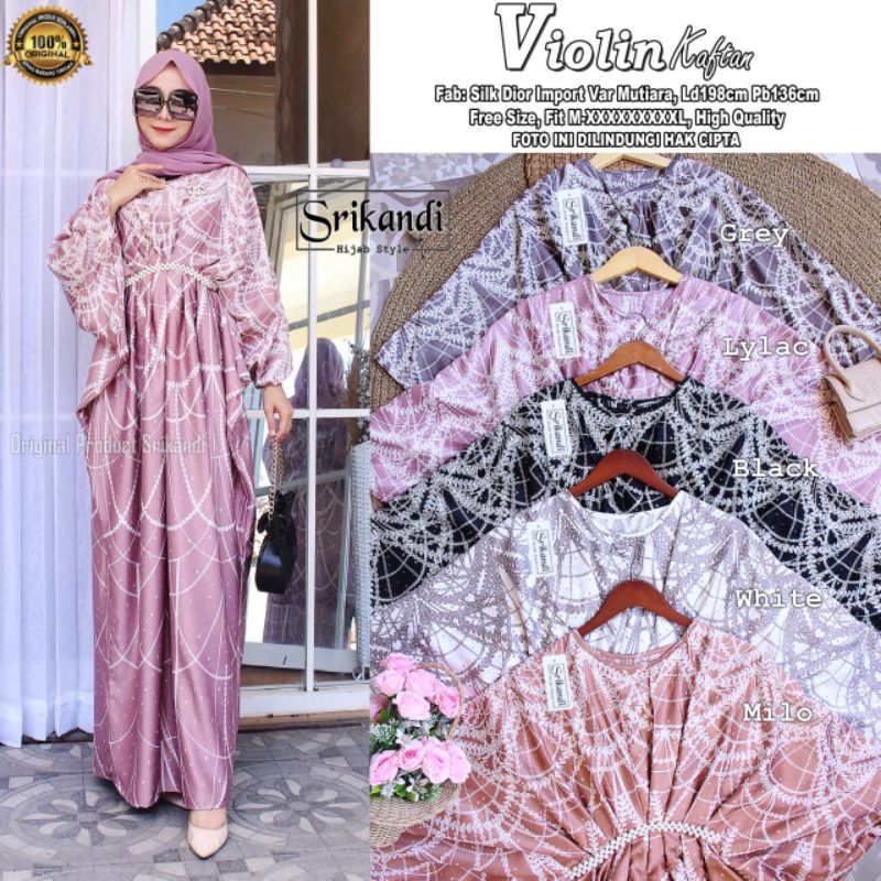 KAFTAN PROMO WANITA LEBARAN 2022 2023 MEWAH ELEGAN MURAH REMAJA JUMBO SILK DIOR PREMIUM TERBARU TERL