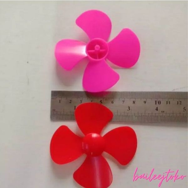 [BLJ] Kipas 8 Cm Baling Baling Dinamo Layangan 4 Bilah / Cocok Untuk Tamiya / Kipas DVD / Kitiran Di