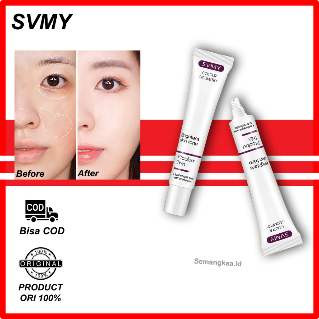 SVMY Concealer Thin Soft Lightweight even skin tone BB Cream Krim LA181