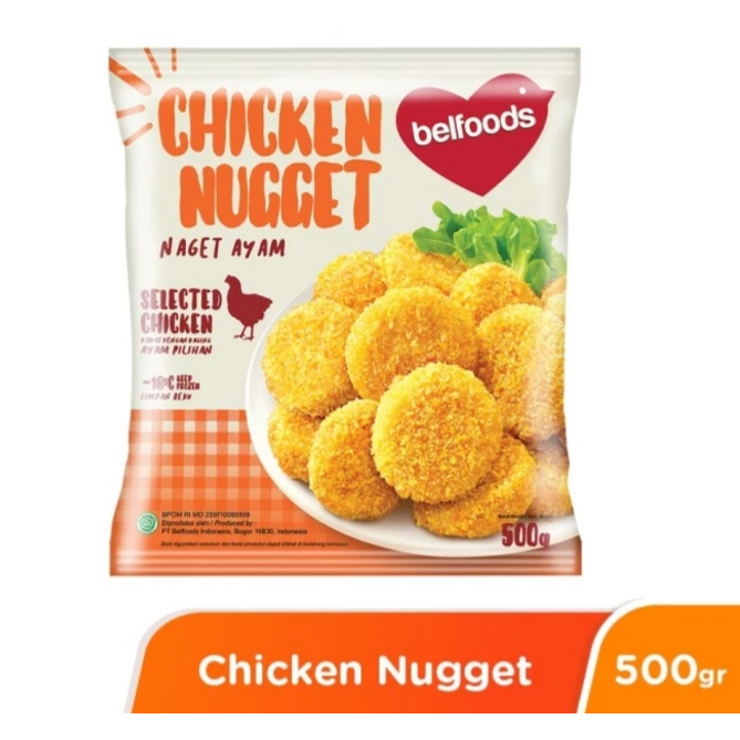 

Belfoods Chicken Nugget 500 gram - Naget Ayam 500gr Belfood