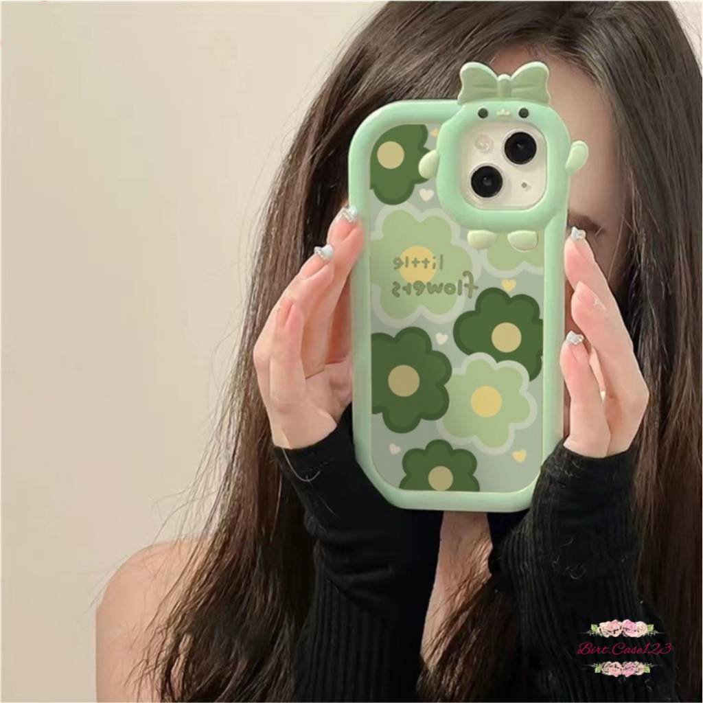 CUSTOM SOFTCASE PITACU FRAME KARAKTER CUSTOM LITTLE FLOWERS FOR IPHONE 6 7 8 6+ 7+ 8+ X XS XR XS MAX 11 12 13 14 PRO MAX BC7597