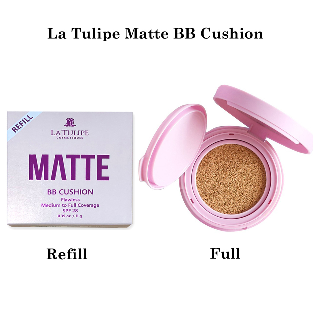 La Tulipe Matte BB Cushion - 11g (Refill/Full)