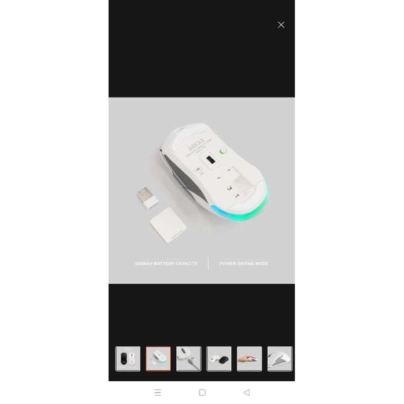 Rexus Mouse Gaming Wireless Arka 107 Dual Connection Garansi Resmi