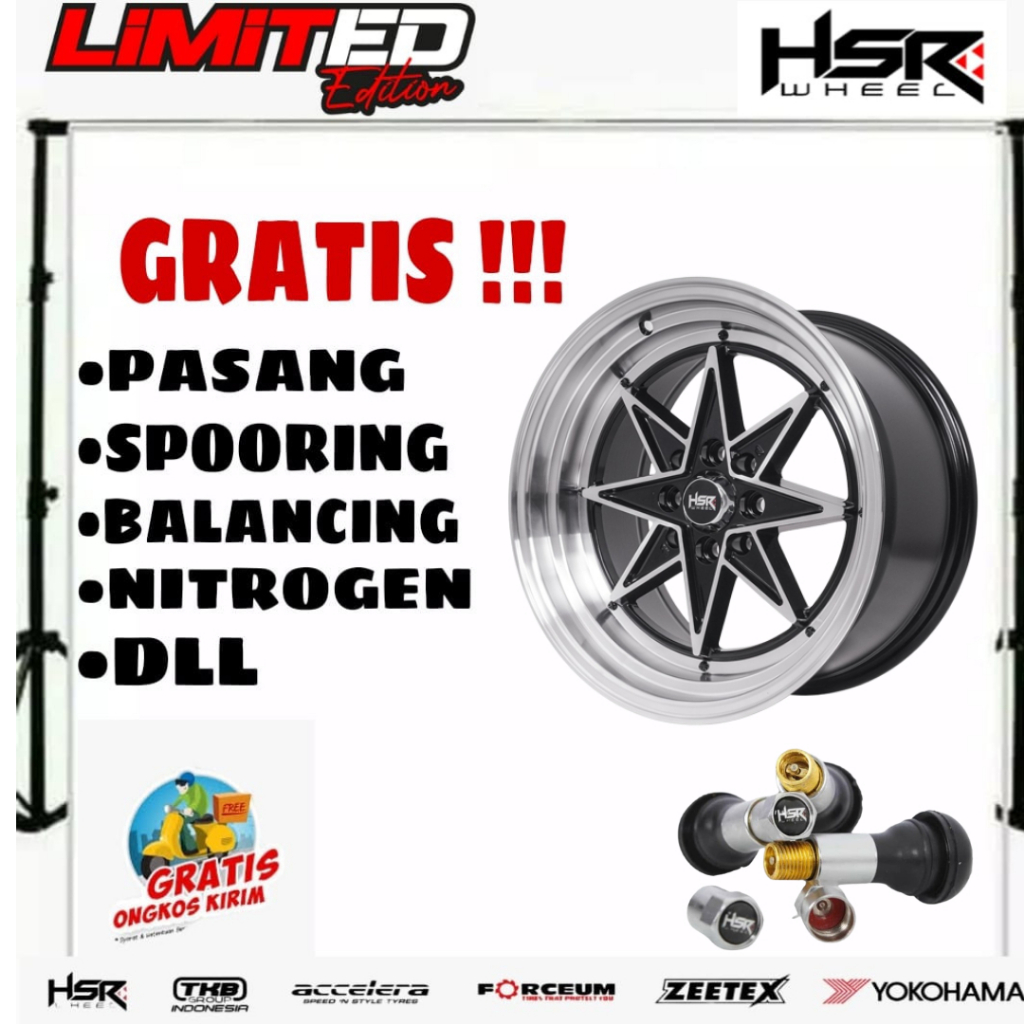 VELG MOBIL CELONG RING 16 PELEK AYLA SIGRA BRIO VELG MOBIL STARLIGHT HSR R16X75/85 H8X100-114,3 ET35