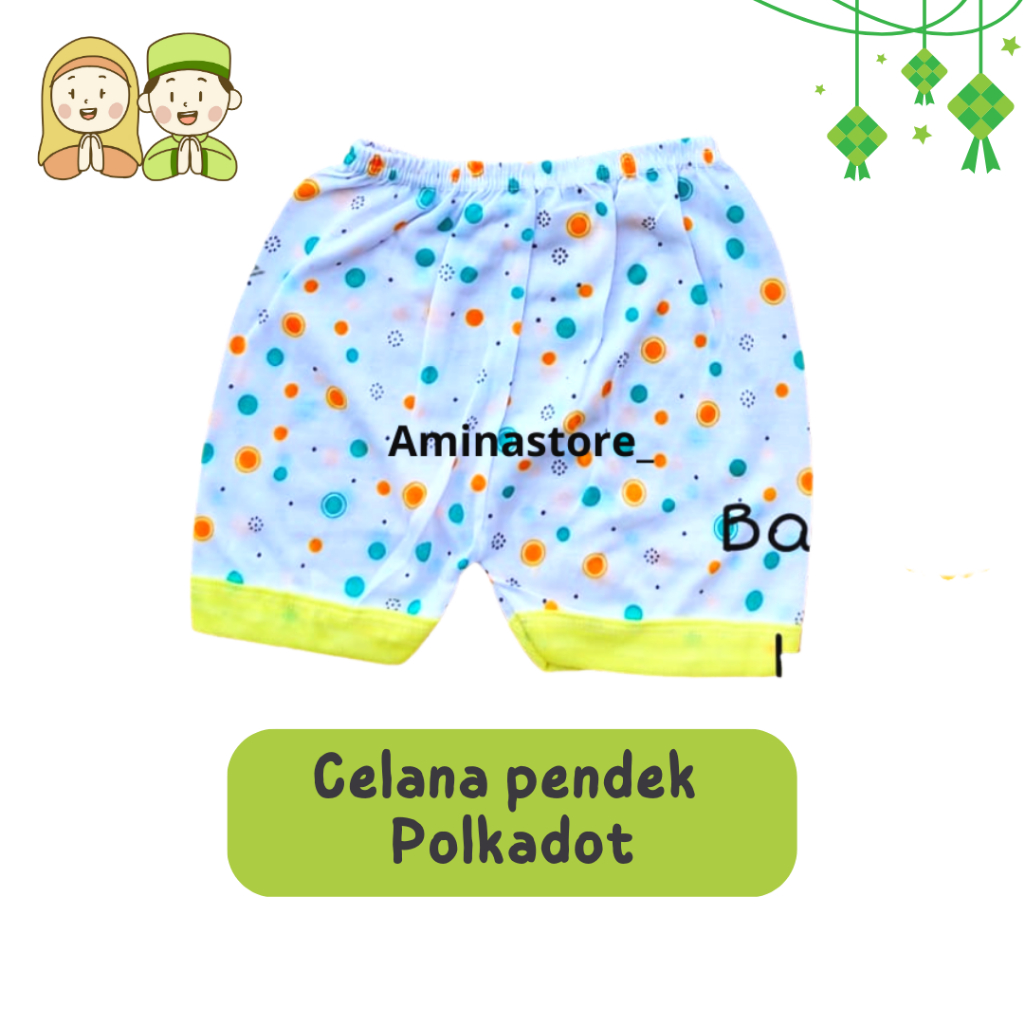 celana pendek  bayi polkadot celana bayi laki laki celana bayi perempuan